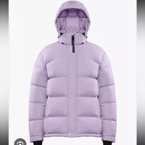 Aritzia Superpuff in Misty Lavender